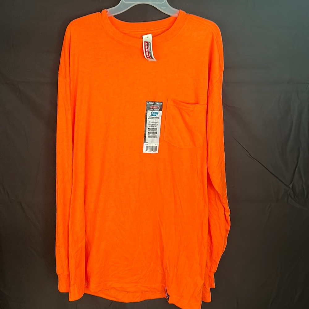 Dickies long sleeve Mens work shirt size 2xl tall